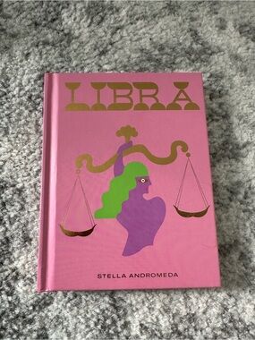 LIBRA Pink Hardcover Book by STELLA ANDROMEDA